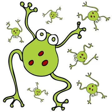 Frogs Stock Illustration