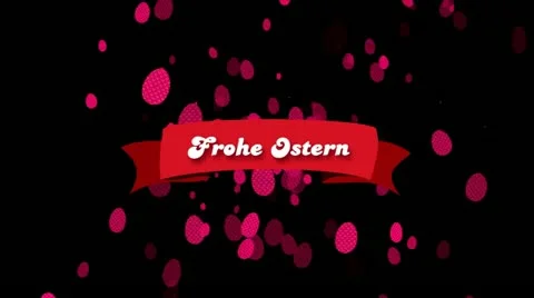 Frohe Ostern - Happy Easter Stock Footage 22038681