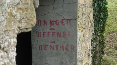 Froideterre structure Verdun's battelfield Stock Footage 263232810