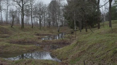 Froideterre structure Verdun's battelfield Stock Footage 263374128