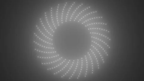 Fronds Spokes of Light Circle Ring Stock Footage 139736366