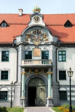 Fronhof in Augsburg Stock Photos