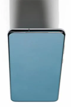 Front above view of modern smartphone Stock Photos