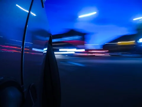 Front arch time lapse through Glasgow Stock Footage 94760723