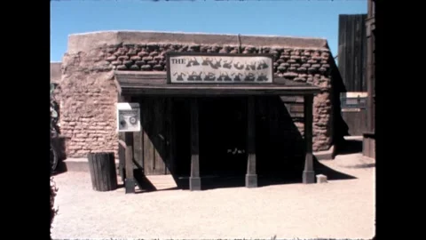 Front of the Arizona Theater Video stock 276290507
