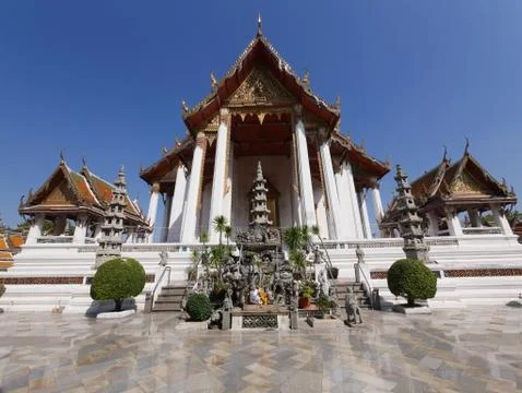 Front of an asian temple Stock Photos