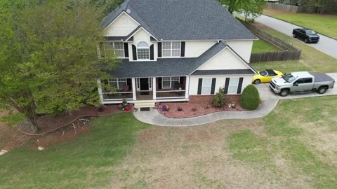 Front backaway of home  Stock Footage 271691069