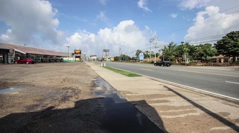 Front Beach Road Time lapse - Panama City Beach, Florida Stock Footage 52607450