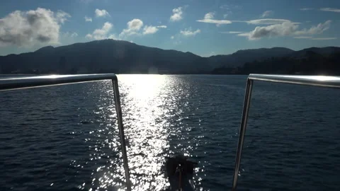 Front of the boat 库存影片 151026866