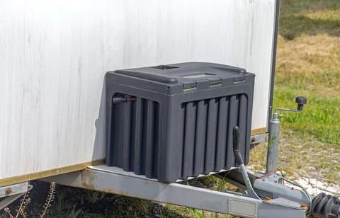 Front Box at Trailer Stock Photos