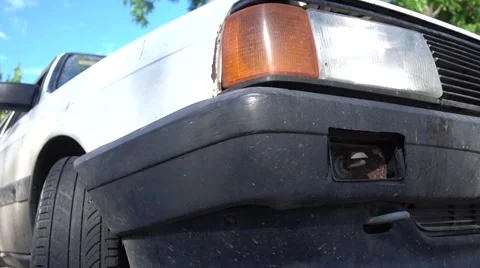 Front bumper without spot light Stock Footage 64819128