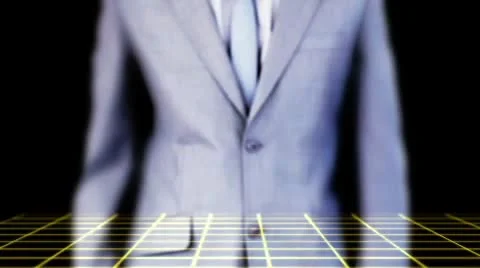 Front Business Touch Screen 스톡 After Effects