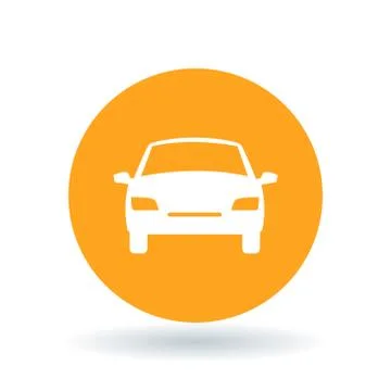 Front of car icon Stock Illustration