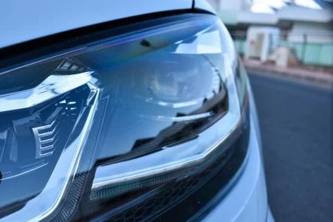 Front Car Light Stock Photos