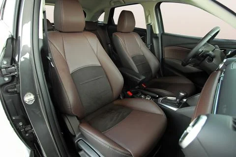 Front car seats Stock Photos
