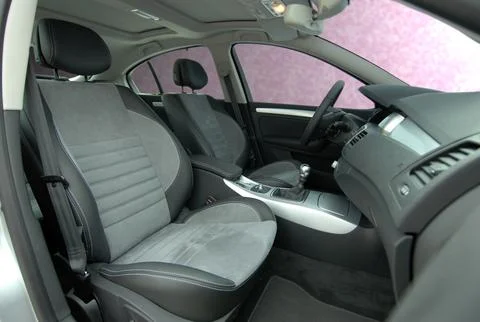 Front car seats 库存照片