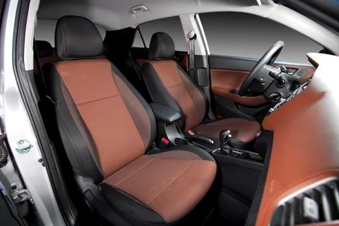 Front car seats Stock Photos