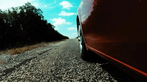 Front car wheel 1 Stock Footage 277181991