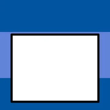 Front close up view big blank rectangle abstract geometrical background. Empty Illustrazione stock