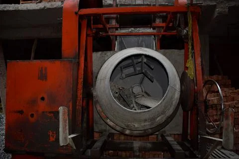 Front concrete mixture Stock Photos