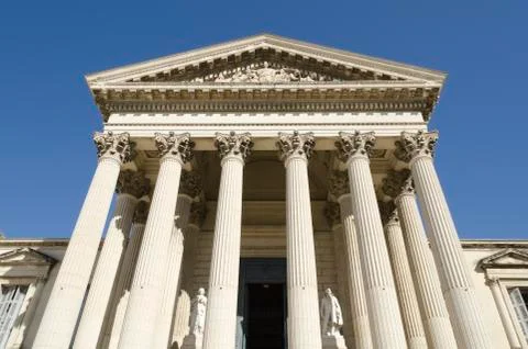 Front of courthouse Stock Photos