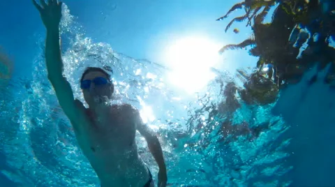 Front crawl swimmer Vidéo gratuite 44636464