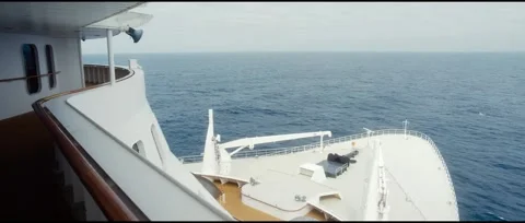 Front deck yatcht Stock Footage 155847888