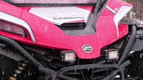 Front design of the off-road buggy cfmoto zforce 1000 Video stock 189260866