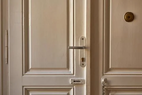 Front door of a flat Stock Photos