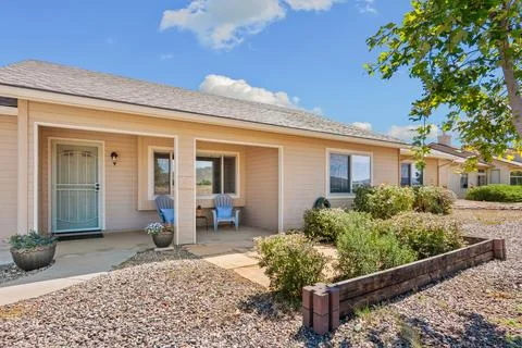 The front door to a home Stock Photos