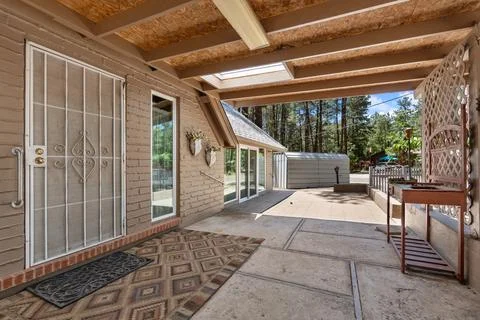 The front door to a home Stock Photos