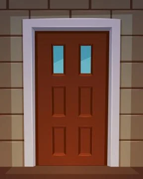 Front Door Stock Illustration