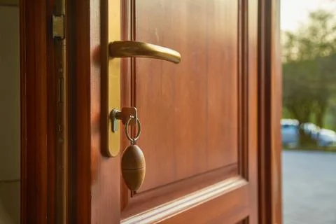 Front Door Open Stock Photos