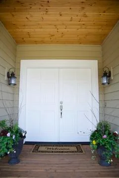 Front door 스톡 사진