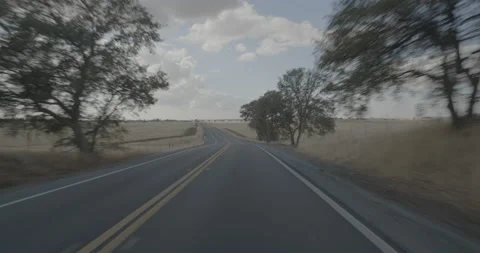 Front driving plate - Highway 104 at Mile 20, Amador County Stockbeeldmateriaal 293610080