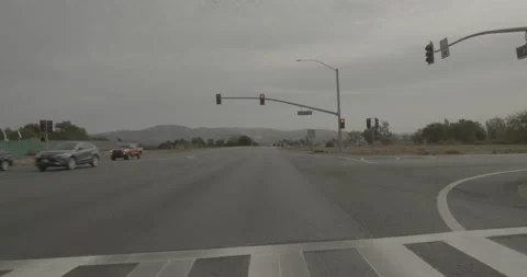 Front driving plate - Highway 12 at Stanly Lane, Napa Stockbeeldmateriaal 293098519