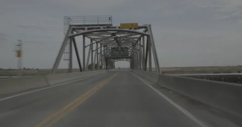 Front driving plate - Highway 12 at Mile 5, Rio Vista Stockbeeldmateriaal 293345280