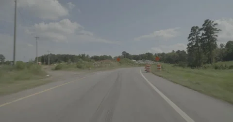 Front driving plate - Highway 20 at Two Notch Road, Gilbert Stock Footage 285126418