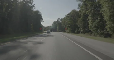 Front driving plate - Highway 20 at Bethany Road, Buckhead Stock Footage 285138964