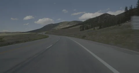 Front driving plate - Highway 24 at Mile 222 Cheffee County Vídeo Stock 288944313