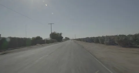 Front driving plate - Highway 245 at Mile 8, Woodlake Stockbeeldmateriaal 295285960