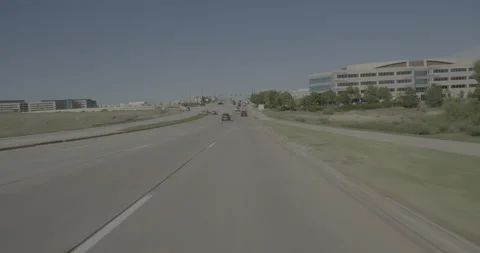 Front driving plate - Highway 25 at Lincoln Ave Denver Stockbeeldmateriaal 289506271