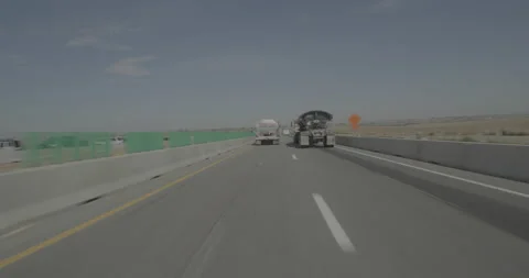 Front driving plate - Highway 25 at Mile 248 Carter Lake 動画素材 289576440