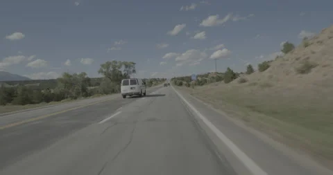 Front driving plate - Highway 285 at Mile 137 Nathrop Stock Footage 288922064