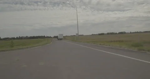 Front driving plate - Highway 35 at Mile 190 Worth County Video stock 291538203
