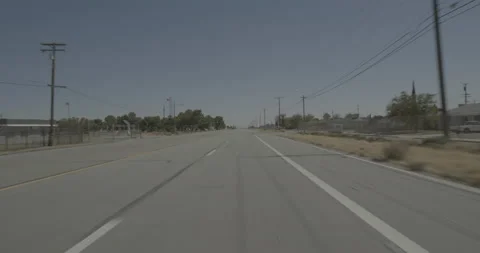 Front driving plate - Highway 58 at Myer Road, Mojave Vidéo 293709593
