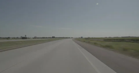 Front driving plate - Highway 90 at Mile 308 Plankiton Stock Footage 290794372