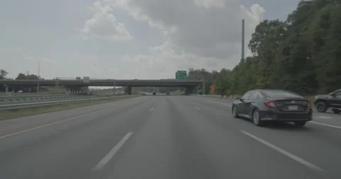 Front driving plate - Highway 95 at Garrisonville Road, Aquia Harbour Stock Footage 284898841