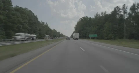 Front driving plate - Highway 95 at Ashbin Road, Skippers Stock Footage 284979841