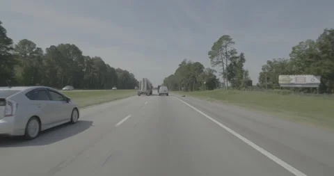 Front driving plate - Highway 95 at Horne Road, Hamer 스톡 동영상 285049533